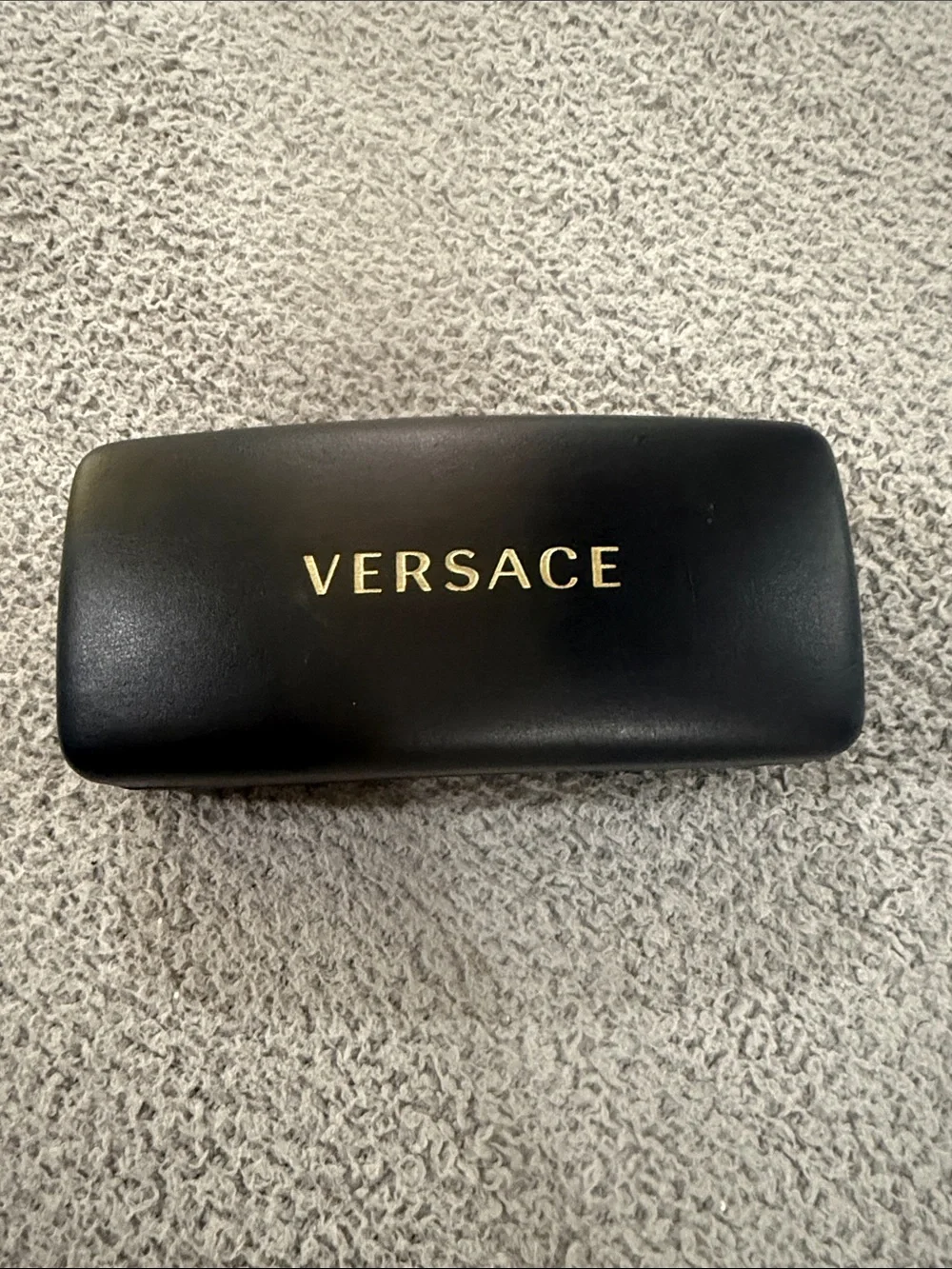 Versace Black and Gold Eyewear Case